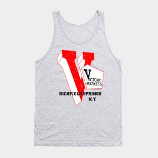 Victory Market Former Richfield Springs NY Grocery Store Logo Tank Top